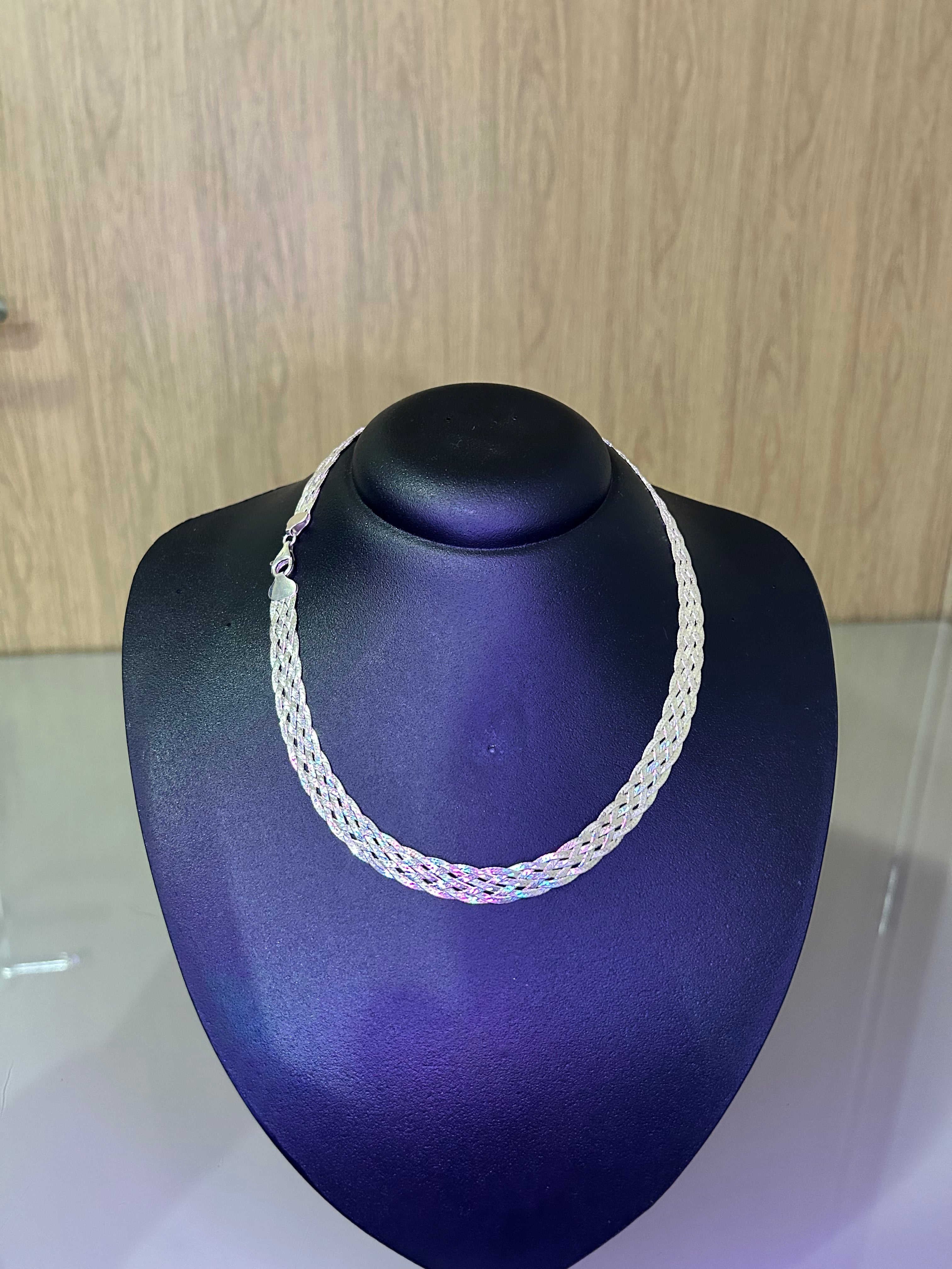 Colar 6 fios Laminado