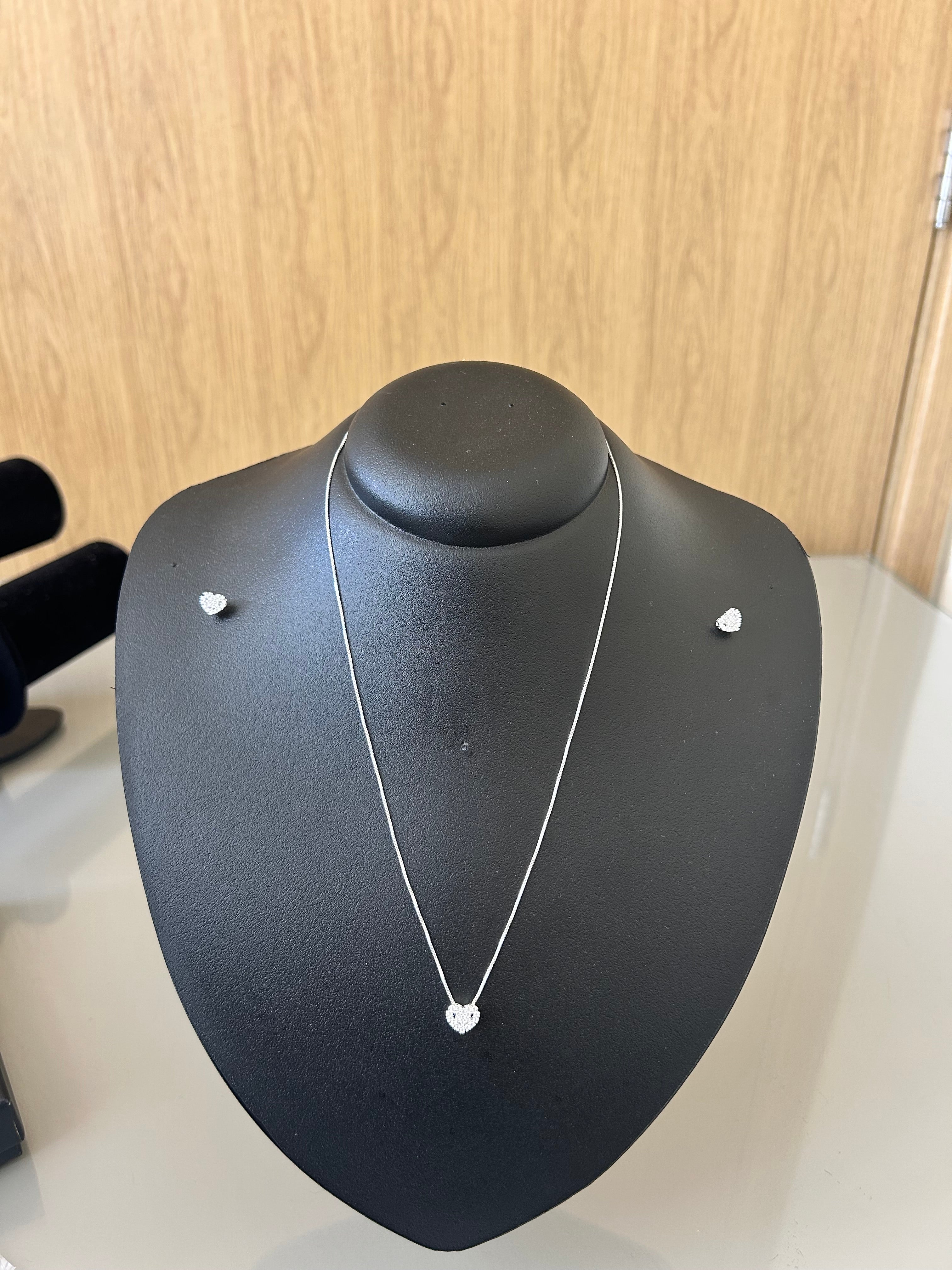 Conjunto 3 corações Zircônia