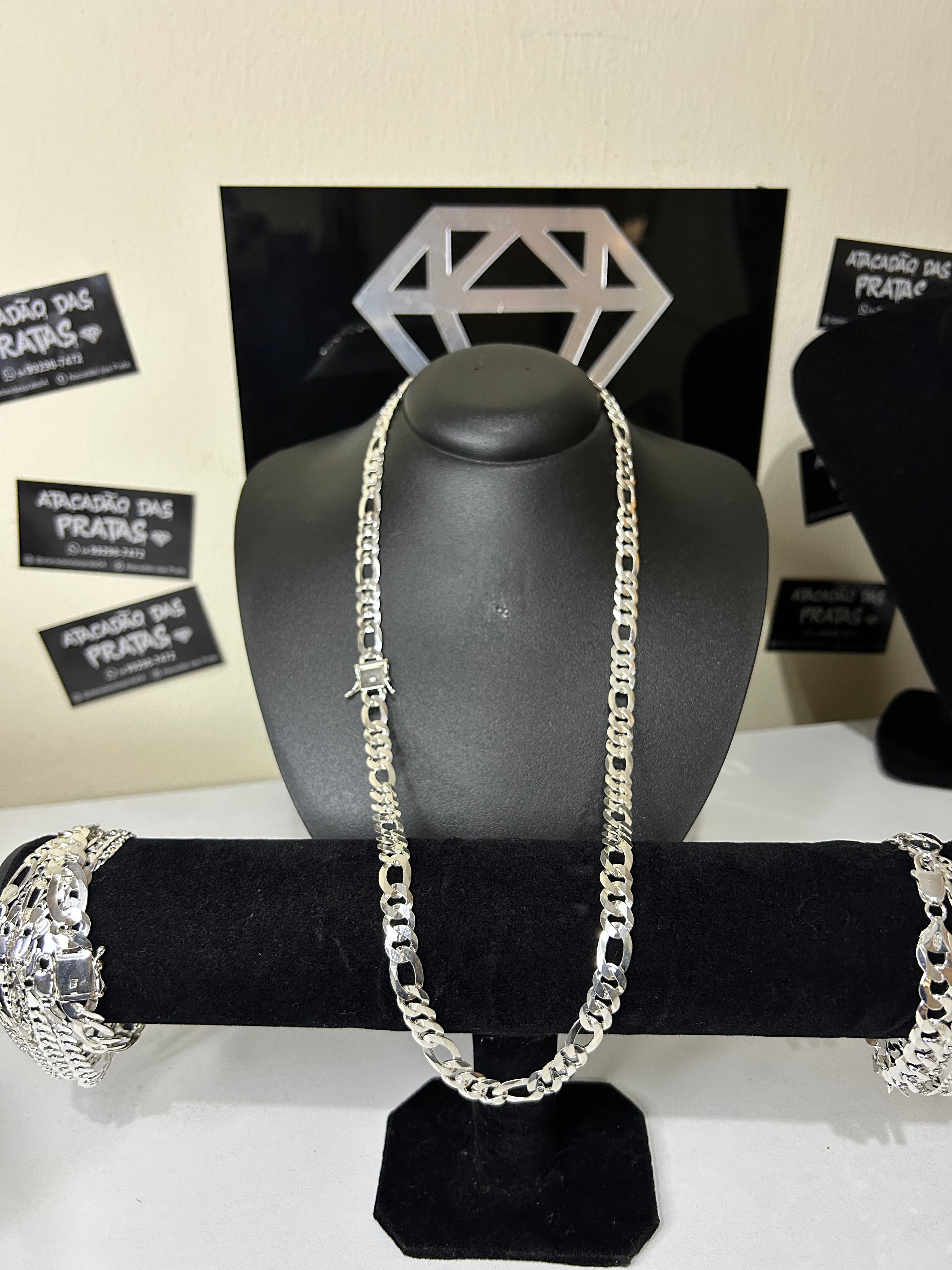 Corrente 3X1 9mm 70cm Fecho Gaveta